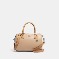 蔻驰(COACH)女包 | Rowan Satchel In Colorblock休闲时尚百搭简约单肩包