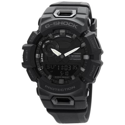 卡西欧(CASIO)男士 G-Shock 时尚百搭防水树脂黑色表盘石英手表GBA900-1ADR