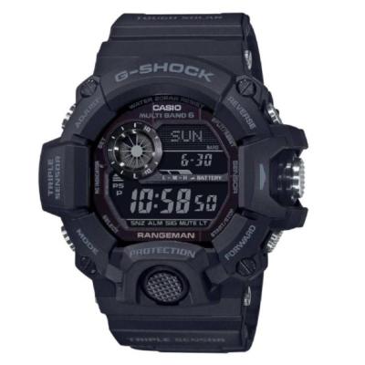 卡西欧(CASIO)男士 G-Shock Master Of G Land 计时树脂黑色表盘石英手表GW9400-1B