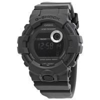 卡西欧(CASIO)男士 G-Shock 计时树脂黑色数字表盘石英手表GBD800UC-8