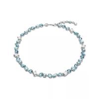 施华洛世奇(SWAROVSKI) Gema 水晶多切割 时尚百搭 简约精致项圈项链 14.96-16.93 英寸