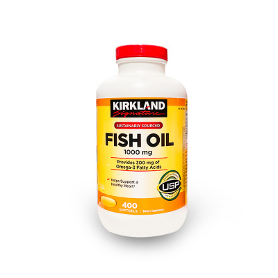 Kirkland Signature 鱼油 1000 毫克,400 粒软胶囊