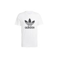 专柜代购三叶草Adidas Originals三叶草美式复古圆领运动短袖正肩袖T恤男款白色IA4816