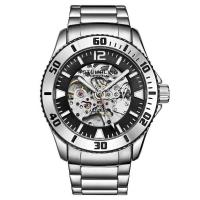 STUHRLING施图灵男士 Aquadiver 不锈钢黑色表盘百搭简约流行机械手表M15818