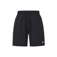 耐克NIKE 官方正品 Dri-FIT 纯色腰部抽绳运动休闲男款黑色短裤 DV9858-010