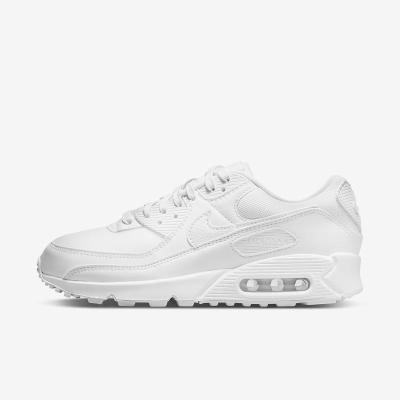 耐克 NIKE Air Max 90 新款运动休闲气垫轻便缓震耐磨跑步鞋 舒适透气小白鞋 专柜代购DH8010-100