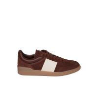 华伦天奴(Valentino)巧克力色象牙色系带跑鞋男鞋休闲运动鞋户外