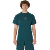 亚瑟士(ASICS)男士运动短袖T恤速干透气logo印花跑步训练户外上衣