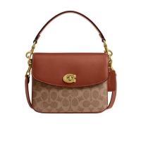 COACH蔻驰女款翻盖单肩包 多功能设计旋锁封口 时尚实用包袋