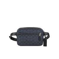 蔻驰(COACH)大容量徽标印花腰包小巧便携多功能休闲运动潮男潮女