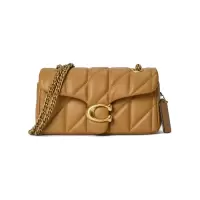 蔻驰(COACH)女士单肩包时尚多功能可调节手提斜挎托特包牛皮拼接