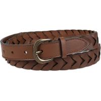 李维斯(LEVI'S)女士休闲百搭皮质可调节编织腰带耐用时尚通用款