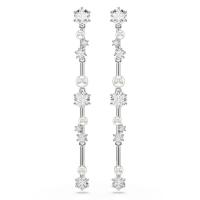 施华洛世奇(SWAROVSKI)女耳饰精致银色简约优雅耳环适合多种场合佩戴