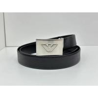 阿玛尼(EMPORIO ARMANI)男士徽标腰带时尚可调节设计耐用经典百搭