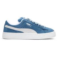 彪马(Puma)蓝调经典街头风休闲系带板鞋女鞋光滑麂皮透气耐磨运动