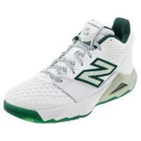 新百伦(New Balance)女士网球鞋专业稳定支撑碳板能量回馈白色绿