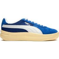 彪马(Puma)男款休闲板鞋蓝灰拼接麂皮织物鞋面经典GVSpecial低帮