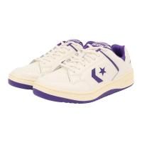 匡威(CONVERSE)经典复刻篮球鞋休闲板鞋硬皮拼接米白色硫化底男女