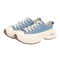 匡威(CONVERSE)厚底帆布复古运动休闲鞋女石蓝色厚 Sole 圆头百搭