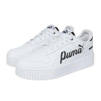 彪马(Puma)女款运动跑鞋休闲百搭厚底松糕鞋街头潮流白色黑色拼接