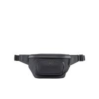 Emporio Armani枕头形可调节袢带男士休闲皮质腰包