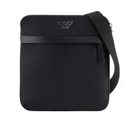 Emporio Armani男士可调节肩带拉链单肩包 外部隔层设计时尚便携