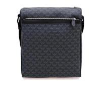 Emporio Armani男士深灰色logo斜挎包时尚简约多功能日常出行包