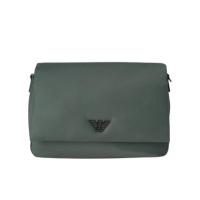 Emporio Armani男士翻盖斜挎包时尚轻便设计多功能肩带休闲包