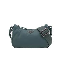 Emporio Armani锦纶材质拉链开合单肩包耐用轻便男包多功能休闲商务挎包