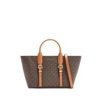 Michael Kors女士复古棋盘格PVC托特包手提通勤百搭斜挎邮差包