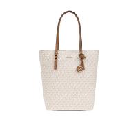 Michael Kors新款女包女士手提手拿包双提手矩形廓形帆布休闲通勤手袋