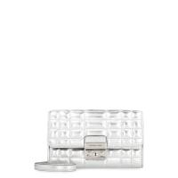 Michael Kors金属皮革链条钱包翻盖按扣设计多卡位 Jacquard内衬 removable肩