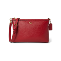 COACH女款多功能拉链斜挎包 皮革材质 时尚休闲包包
