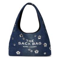 MARC JACOBS/莫杰女士牛仔刺绣亮片单肩腋下包磁吸手提多用途潮酷