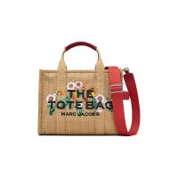 MARC JACOBS/莫杰女款托特包棉混纺编织大容量通勤休闲单肩包可拆