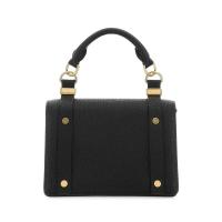 Chloe小牛皮手提包女款复古金色五金拼接手拿包都市通勤手提单肩斜挎包