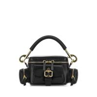 Chloe女士真皮相机包手提包牛皮材质金饰 finishing 潮酷通勤包