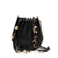 Chloe女款牛皮海洋宝藏斜挎包精致金色五金奢华百搭配饰日常通勤手袋