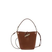 精致百搭小号桶包软羊皮手提斜挎可调节肩带女士时尚多功能单肩包