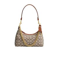 蔻驰(COACH) cm复古提花织物可拆肩背包手提链条斜挎小方包