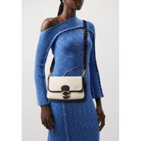 蔻驰(COACH)女士简约手提包时尚肩背包盐石黑色百搭设计