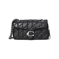 蔻驰(COACH)美国代购女包Tabby绗缝水晶铆钉时尚斜挎包单肩包