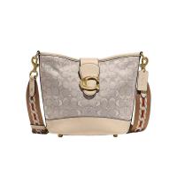 COACH TALI 标志性提花水桶单肩包休闲通勤女士斜挎包 生日礼物送女友