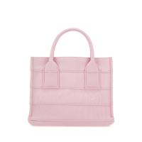 Salvatore Ferragamo女款粉色沙滩手提包轻便休闲百搭配饰春夏出游潮女包