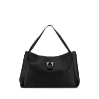 Ferragamo女士牛皮金色五金手提购物袋新款商务休闲手拎包