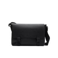 BURBERRY/博柏利邮差包压纹格纹搭扣可调节织带外部拉链