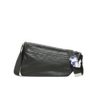 BURBERRY博柏利小羊皮男士单肩包轻奢手绘边设计大容量商务休闲