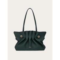 Ferragamo/菲拉格慕女士通用款真皮折叠包小巧便携百搭通勤手提斜