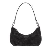 盖尔斯(GUESS)猜你心动迷你肩背包百搭晚宴通勤链条小包黑