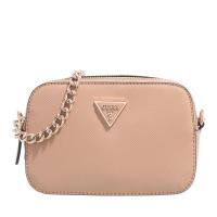 GUESS时尚女包人造皮质相机包米色链条单肩包多功能设计